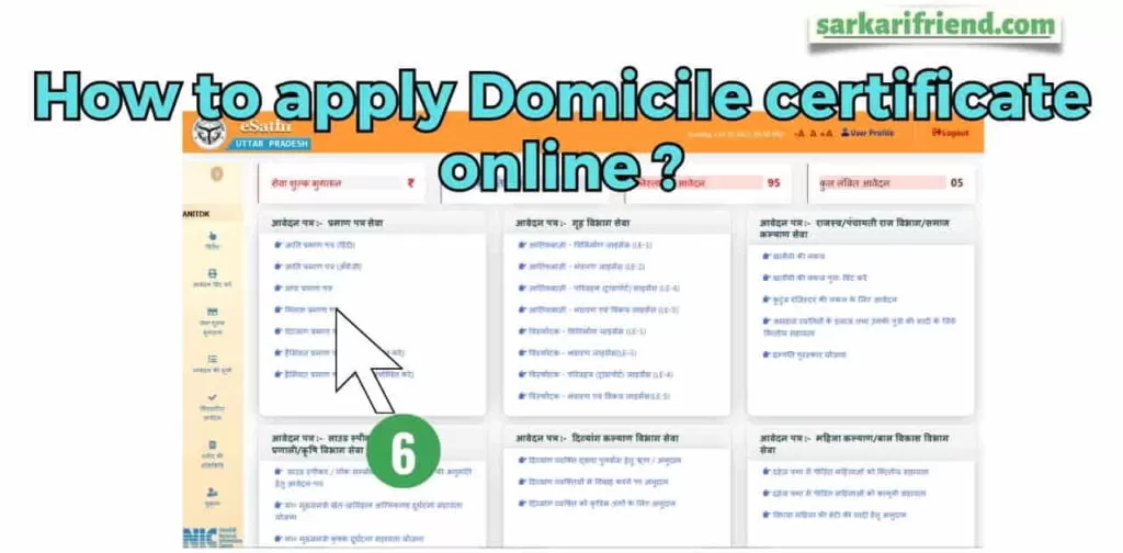How To Apply Domicile Certificate Online 4