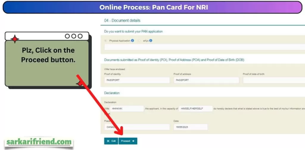 Pan Card For NRI Online Registration Process 7