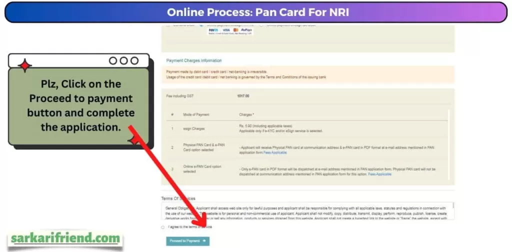 Pan Card For NRI Online Registration Process 8