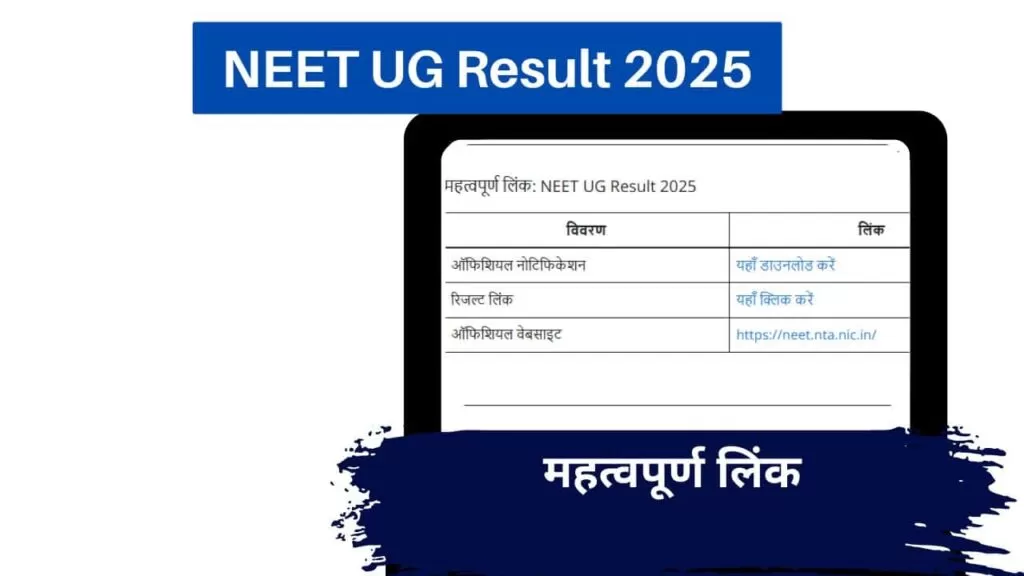 NEET UG Result 2025