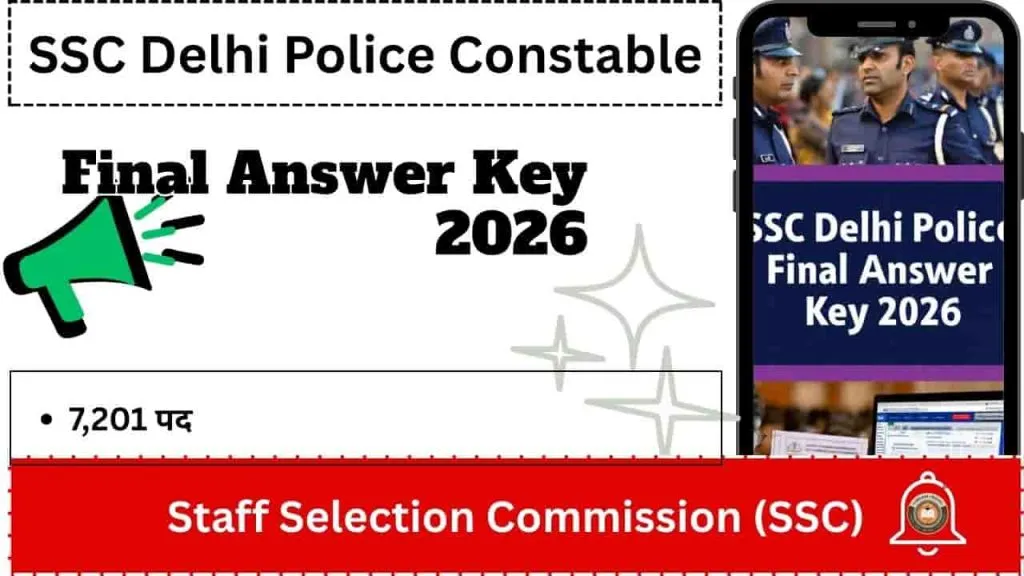 Delhi Police Constable Final Answer Key 2026