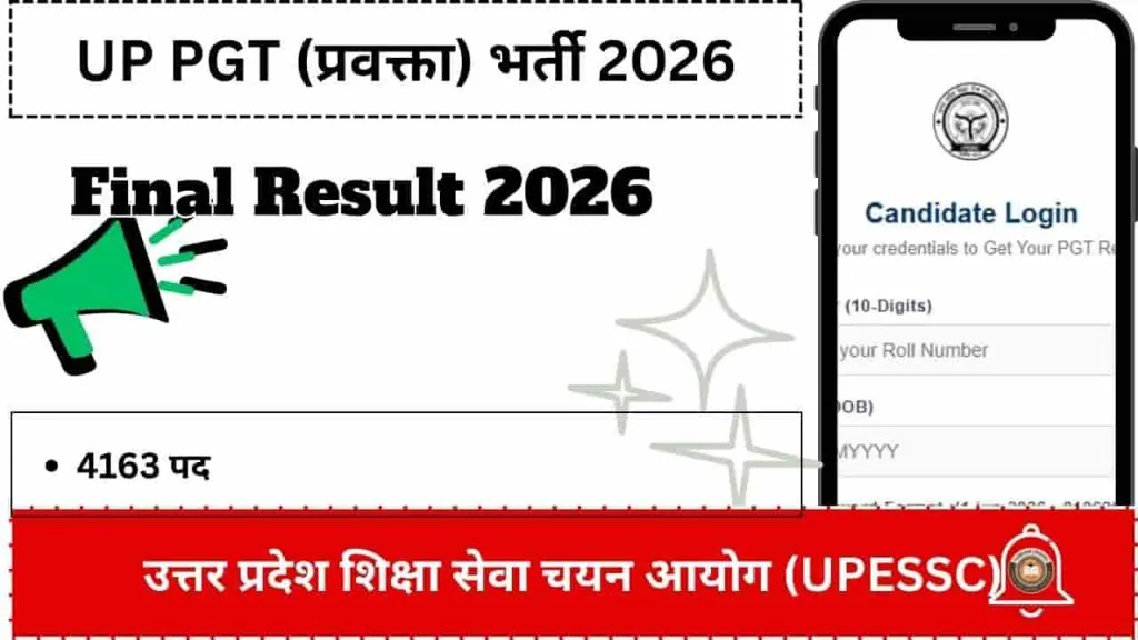 UP PGT Final Result 2026